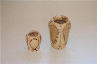 Two segmented vessels by Bernard Slingsby